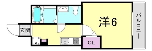 SERENiTE北浜の物件間取画像